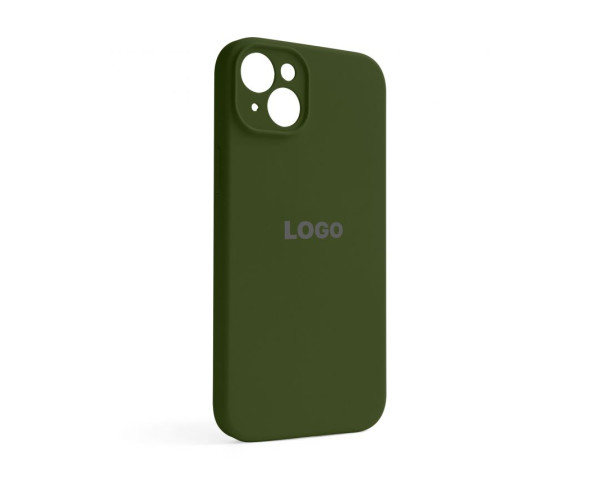 Чохол Full Silicone Case для Apple iPhone 14 Plus army green (45) закрита камера