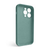 Чохол Full Silicone Case для Apple iPhone 14 Pro turquoise (17) закрита камера