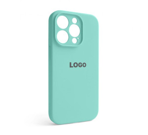 Чохол Full Silicone Case для Apple iPhone 14 Pro sea blue (21) закрита камера