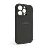 Чохол Full Silicone Case для Apple iPhone 14 Pro dark olive (35) закрита камера