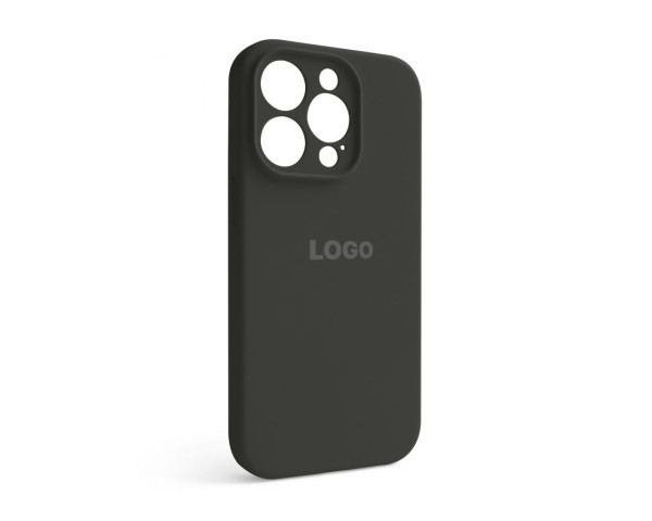 Чохол Full Silicone Case для Apple iPhone 14 Pro dark olive (35) закрита камера