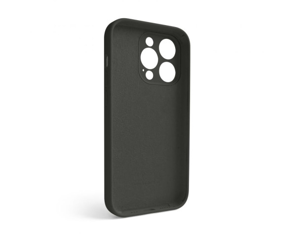 Чохол Full Silicone Case для Apple iPhone 14 Pro dark olive (35) закрита камера