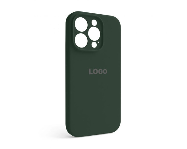 Чохол Full Silicone Case для Apple iPhone 14 Pro atrovirens green (54) закрита камера