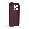 Чохол Full Silicone Case для Apple iPhone 14 Pro plum (57) закрита камера