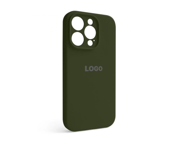 Чохол Full Silicone Case для Apple iPhone 14 Pro forest green (63) закрита камера