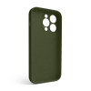 Чохол Full Silicone Case для Apple iPhone 14 Pro forest green (63) закрита камера