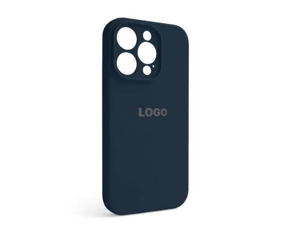 Чохол Full Silicone Case для Apple iPhone 14 Pro deep navy (68) закрита камера