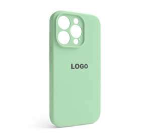 Чохол Full Silicone Case для Apple iPhone 14 Pro pistachio (71) закрита камера