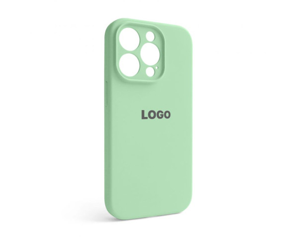 Чехол Full Silicone Case для Apple iPhone 14 Pro pistachio (71) закрытая камера