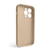 Чохол Full Silicone Case для Apple iPhone 14 Pro desert gold (76) закрита камера