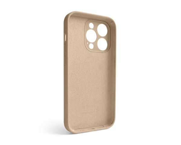 Чохол Full Silicone Case для Apple iPhone 14 Pro desert gold (76) закрита камера