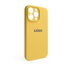 Чохол Full Silicone Case для Apple iPhone 14 Pro Max yellow (04) закрита камера