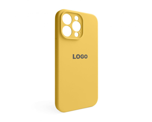 Чохол Full Silicone Case для Apple iPhone 14 Pro Max yellow (04) закрита камера