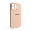 Чохол Full Silicone Case для Apple iPhone 14 Pro Max nude (19) закрита камера