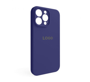 Чохол Full Silicone Case для Apple iPhone 14 Pro Max purple (34) закрита камера