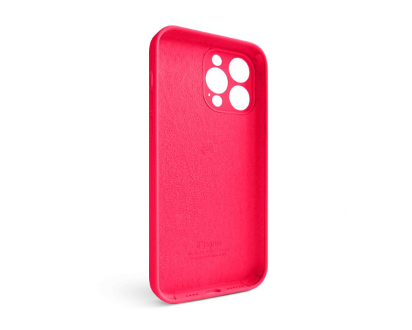 Чехол Full Silicone Case для Apple iPhone 14 Pro Max shiny pink (38) закрытая камера