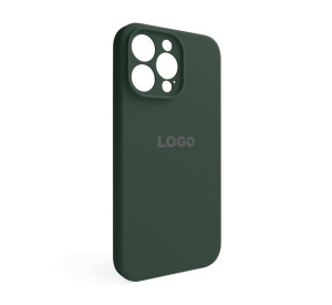 Чохол Full Silicone Case для Apple iPhone 14 Pro Max atrovirens green (54) закрита камера