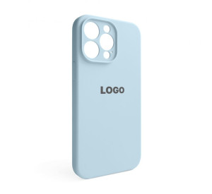 Чохол Full Silicone Case для Apple iPhone 14 Pro Max sky blue (58) закрита камера