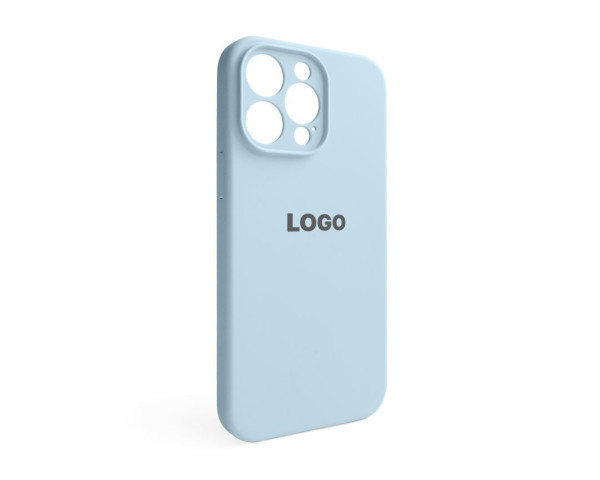 Чохол Full Silicone Case для Apple iPhone 14 Pro Max sky blue (58) закрита камера