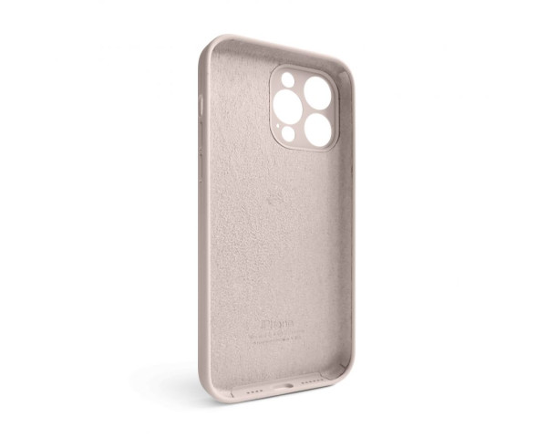 Чохол Full Silicone Case для Apple iPhone 14 Pro Max grey pink (73) закрита камера