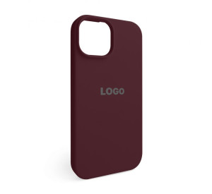Чохол Full Silicone Case для Apple iPhone 15 maroon (42)