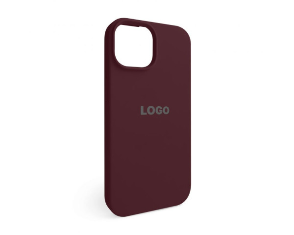 Чохол Full Silicone Case для Apple iPhone 15 maroon (42)
