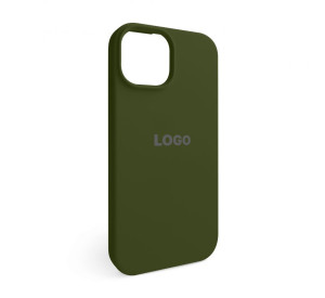 Чехол Full Silicone Case для Apple iPhone 15 army green (45)