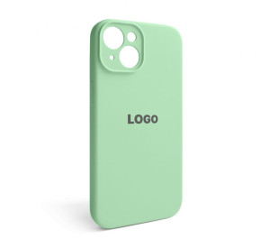 Чохол Full Silicone Case для Apple iPhone 15 pistachio (71) закрита камера