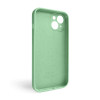 Чохол Full Silicone Case для Apple iPhone 15 pistachio (71) закрита камера