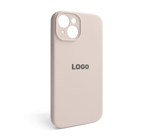 Чохол Full Silicone Case для Apple iPhone 15 grey pink (73) закрита камера