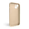 Чохол Full Silicone Case для Apple iPhone 15 desert gold (76) закрита камера