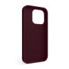 Чохол Full Silicone Case для Apple iPhone 15 Pro maroon (42)