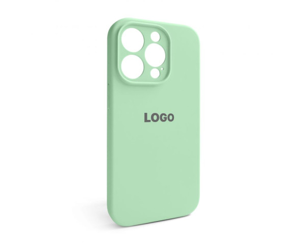 Чехол Full Silicone Case для Apple iPhone 15 Pro pistachio (71) закрытая камера
