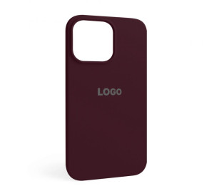 Чохол Full Silicone Case для Apple iPhone 15 Pro Max maroon (42)