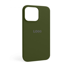 Чехол Full Silicone Case для Apple iPhone 15 Pro Max army green (45)