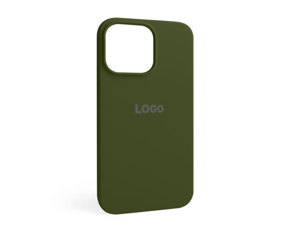 Чехол Full Silicone Case для Apple iPhone 15 Pro Max army green (45)