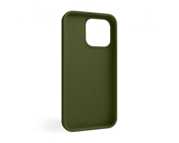 Чехол Full Silicone Case для Apple iPhone 15 Pro Max army green (45)