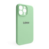 Чохол Full Silicone Case для Apple iPhone 15 Pro Max pistachio (71) закрита камера
