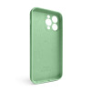 Чохол Full Silicone Case для Apple iPhone 15 Pro Max pistachio (71) закрита камера