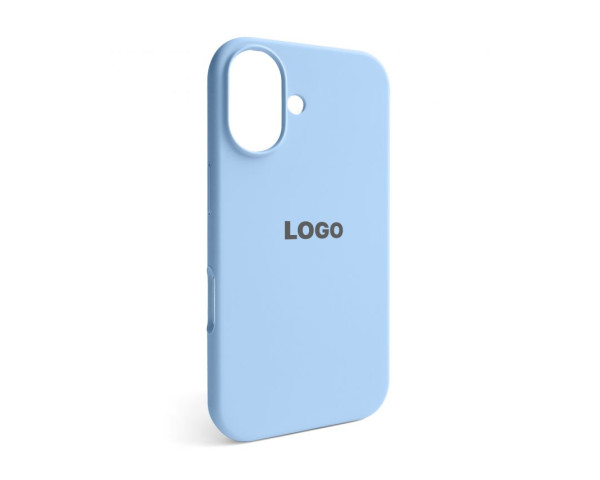 Чехол Full Silicone Case для Apple iPhone 16 light blue (05)