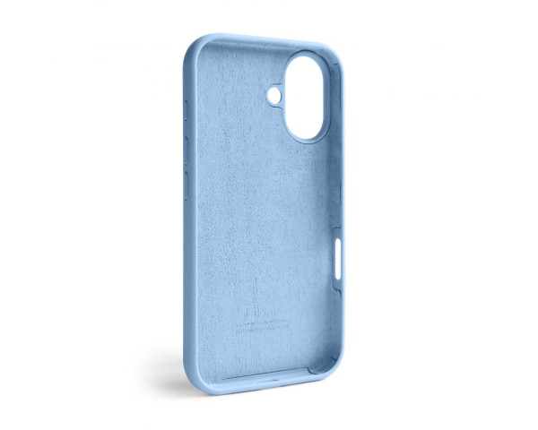 Чехол Full Silicone Case для Apple iPhone 16 light blue (05)
