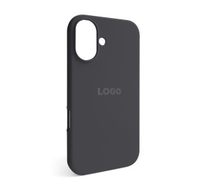 Чохол Full Silicone Case для Apple iPhone 16 dark grey (15)