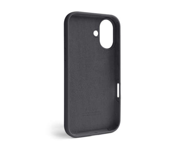 Чехол Full Silicone Case для Apple iPhone 16 dark grey (15)