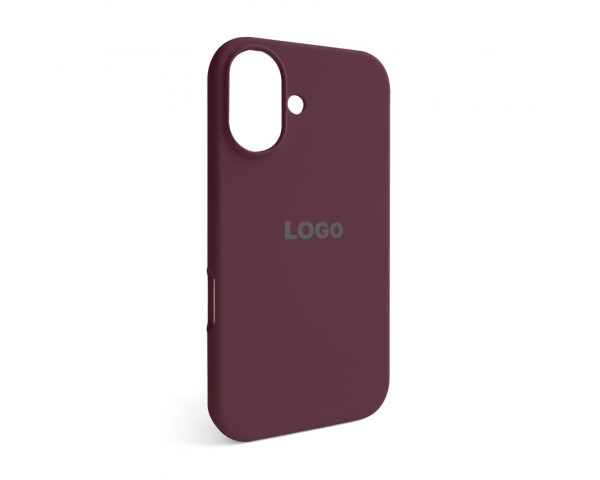Чохол Full Silicone Case для Apple iPhone 16 maroon (42)