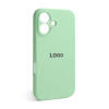 Чехол Full Silicone Case для Apple iPhone 16 pistachio (71) закрытая камера
