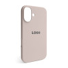 Чохол Full Silicone Case для Apple iPhone 16 grey pink (73)
