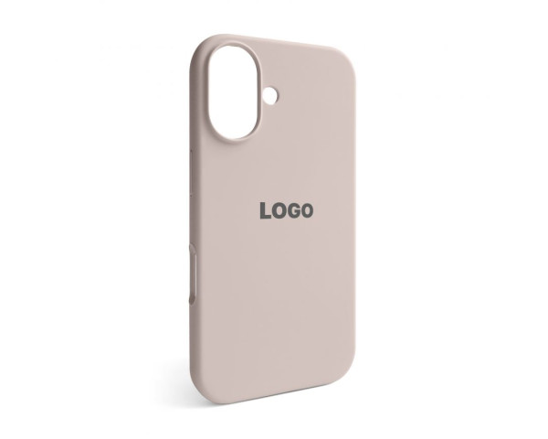 Чохол Full Silicone Case для Apple iPhone 16 grey pink (73)