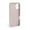 Чехол Full Silicone Case для Apple iPhone 16 grey pink (73) закрытая камера