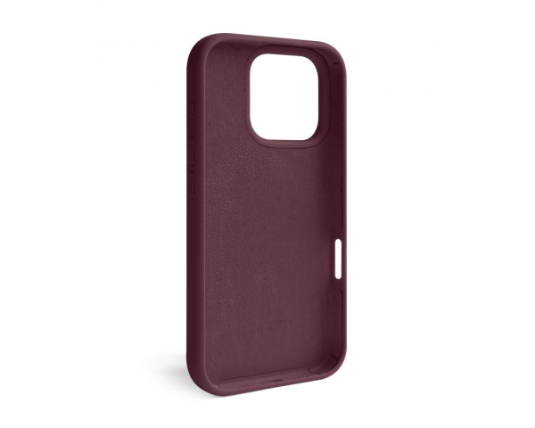 Чохол Full Silicone Case для Apple iPhone 16 Pro maroon (42)
