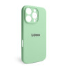 Чехол Full Silicone Case для Apple iPhone 16 Pro pistachio (71) закрытая камера